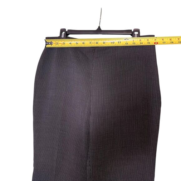 Akris Bergdorf Goodman Pantsuit Womens 12 Gray Pinstripe Suit Blazer Pants - Picture 4 of 15
